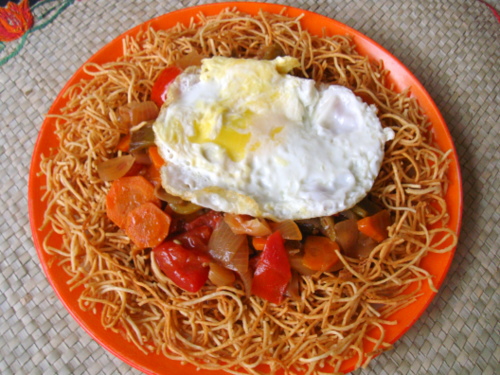 Indian Chinese Style ~ American Chop Suey (Vegetarian) Recipe