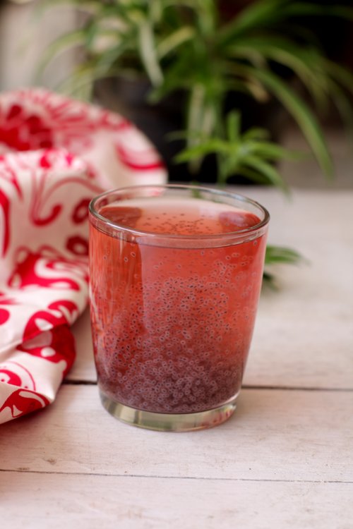 basil seed drink