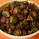 Okra Fry Recipe-Andhra Style Recipe-Bhindi Fry Recipe