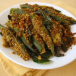Bhindi Sambhariya ~ Gujarati style Stuffed Okra