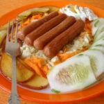 Breakfast Chicken Sausage Platter Recipe