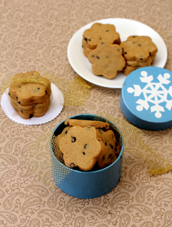 espresso shortbread cookies