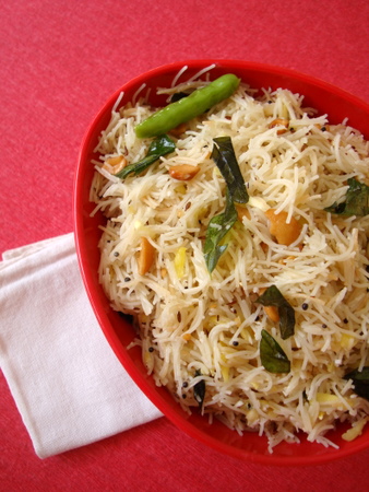 Mamidikaya (Raw Mango) Semiya Upma