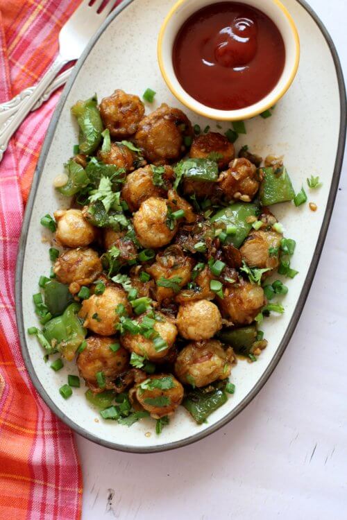 mushroom manchurian