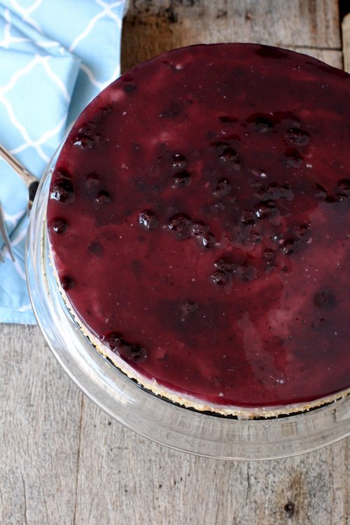 no bake blueberry cheesecake recipe
