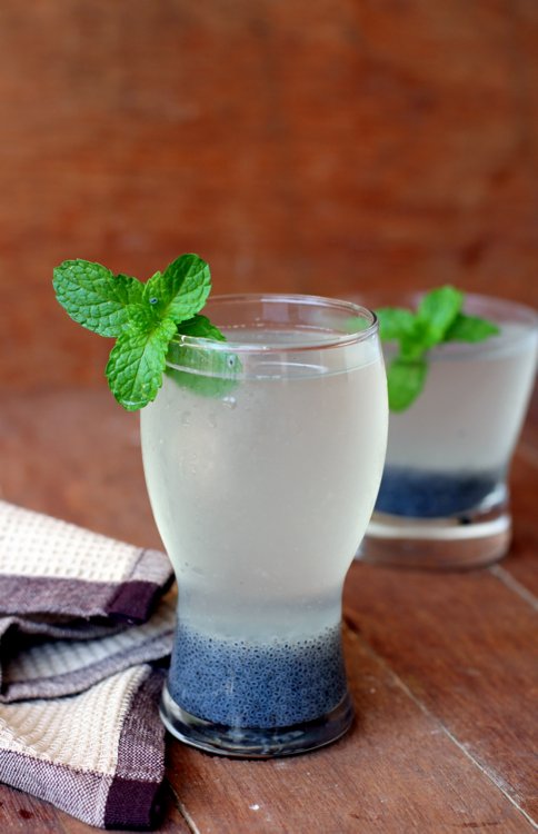 sabja lemonade