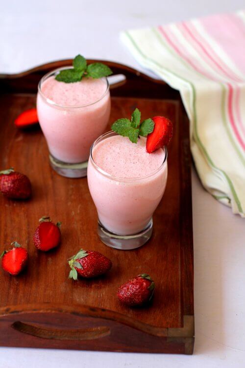 strawberry milkshake