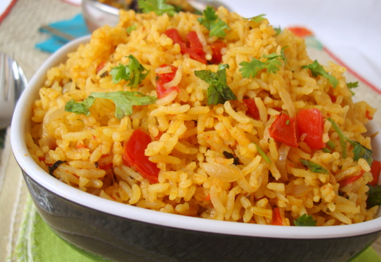Tamatar Pulao-Tomato Pulao Recipe-Tomato Rice Recipe-Tamata Annam