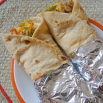 Vegetable Kati Roll - Kathi Roll