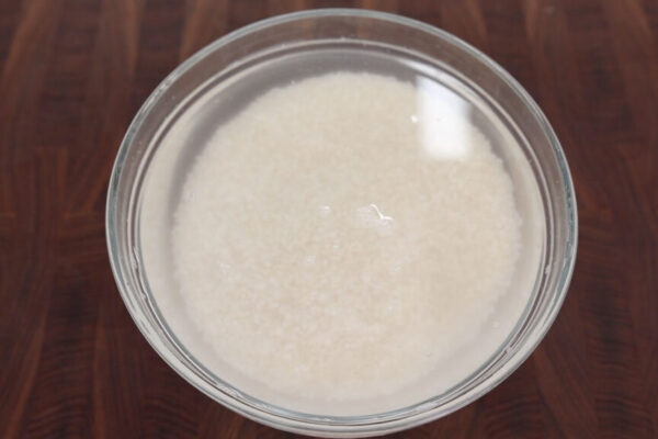Soak Rice In Water
