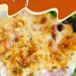 baked keto chicken cordon bleu casserole