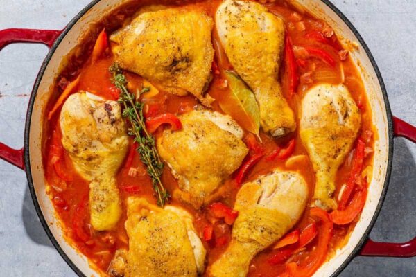 Basque Chicken and Peppers Recipe