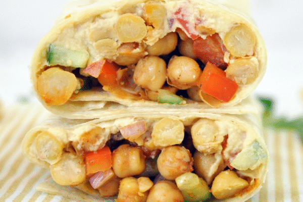 “Better than Burritos” HEALTHY Chickpea Hummus Wraps "Better than Burritos" HEALTHY Chickpea Hummus Wraps