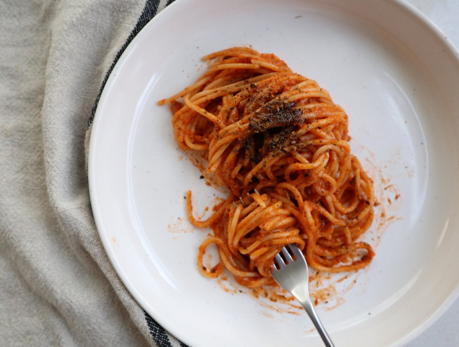 Roast Tomato and Zaatar Spaghetti — UMAMIMAMI