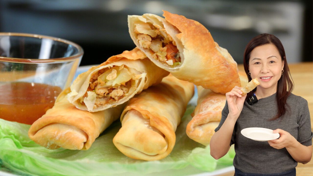 Crispy Egg Rolls easy to make at home | Can’t believe it’s not deep fried