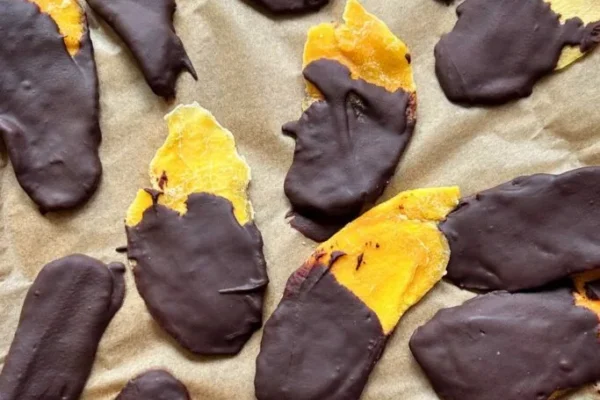 Chocolate Dipped Mango Recipe - Nut Free Wok