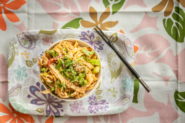 Cold peanut sesame pasta – dinner at eight Cold peanut sesame pasta - dinner at eight