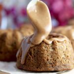 Date Cake with Chocolate Tahini Glaze