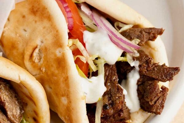 Souvlaki with Beef Gyro recipe