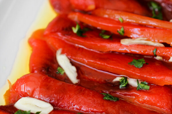 Easy Italian Roasted Peppers (in the oven) Easy Italian Roasted Peppers (in the oven)