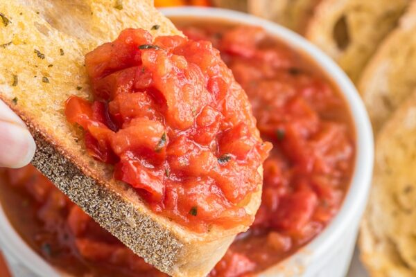 Easy Tomato Dip Recipe - An Italian in my Kitchen