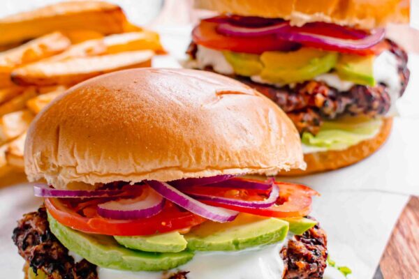 Fajita Chicken Burgers | Ninja Dual Air Fryer Recipe