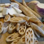 turnips and lotus root