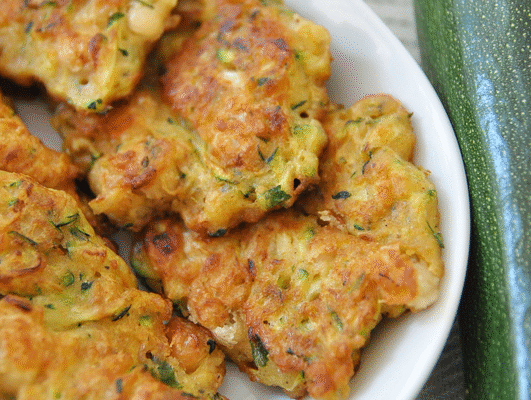 Crispy White Bean & Zucchini Fritters