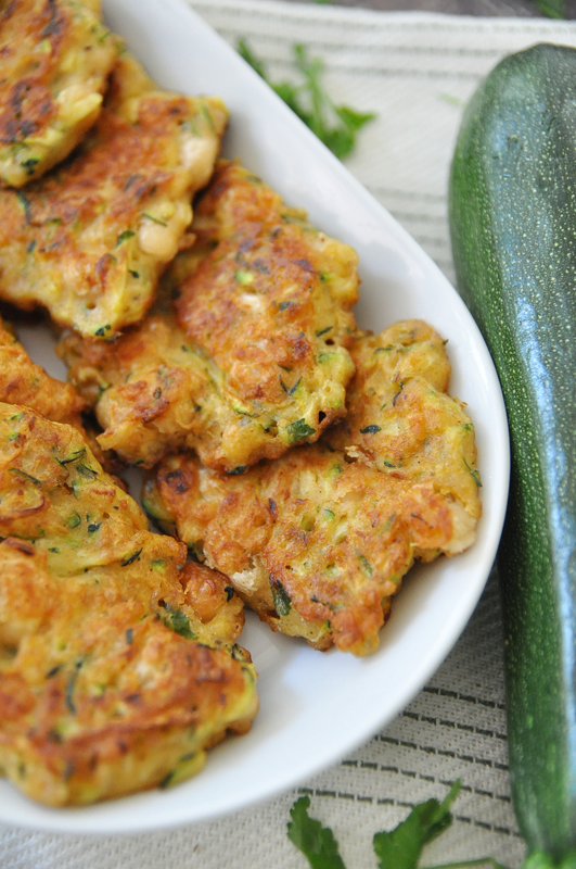Crispy White Bean & Zucchini Fritters