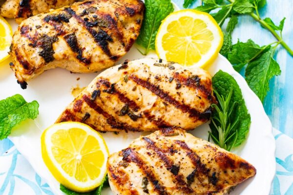 Greek Lemon Mint Marinade - Spicy Southern Kitchen