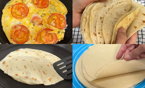 Homemade Soft Tortilla Wraps Recipe
