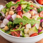 Italian Chickpea Salad Recipe - An Italian in my Kitchen