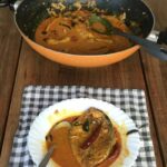Meen Kuzhambu / Kulambu, fish gravy cooked in tamarind , coconut milk and spices