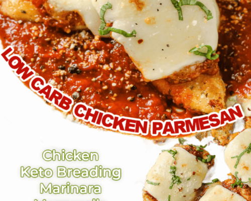 Keto Chicken Parmesan - Peace Love and Low Carb