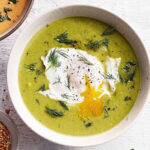 Keto Spring Soup with Poached Egg Recipe