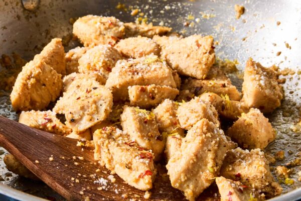 Lemon Parmesan Chicken Bites Recipe