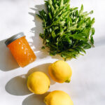 Ingredients for mint lemonade