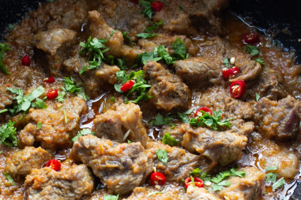 One-Pot Bhuna Gosht (Slow-Cooked Beef with Yogurt)