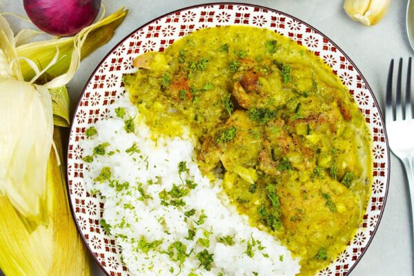 peruvian pepian de choclo chicken and corn stew