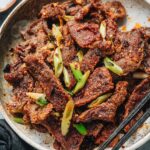 Stir-fried beef