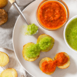 Spanish Potatoes with Spicy Sauce (Papas Arrugadas)
