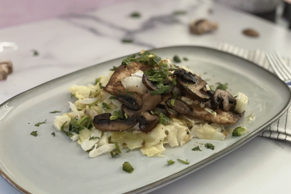 Spiced Snapper & Coconut Cabbage