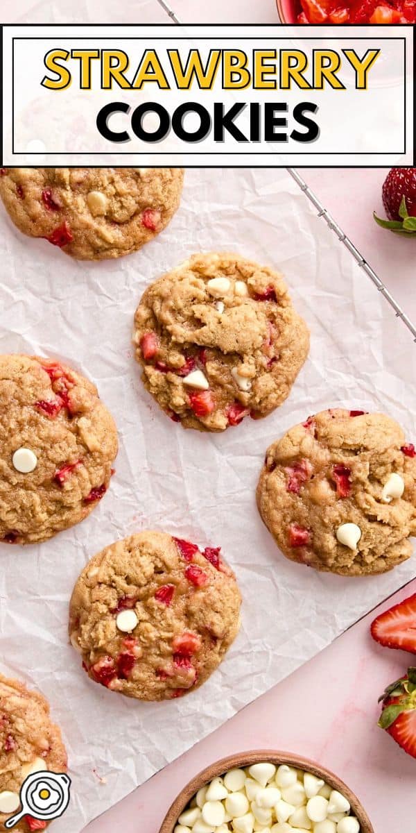 strawberry cookies pin.