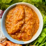 Thai spicy peanut sauce recipe (nam jim tua)