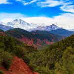 ourika valley morocco panoramic view of atlas mountains
