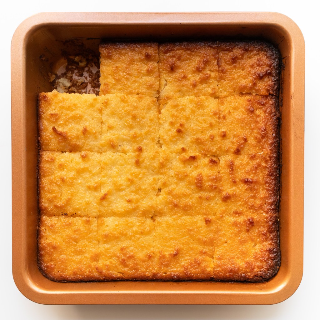 Vietnamese Baked Cassava Cake.