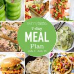 Free 7 Day Healthy Meal Plan (July 7-13)