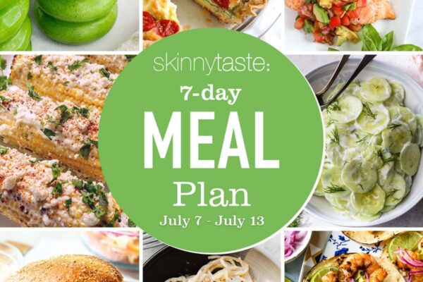 Free 7 Day Healthy Meal Plan (July 7-13)