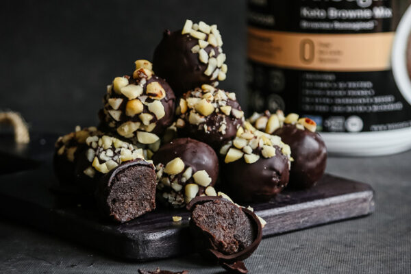 Keto Chocolate Brownie Truffles