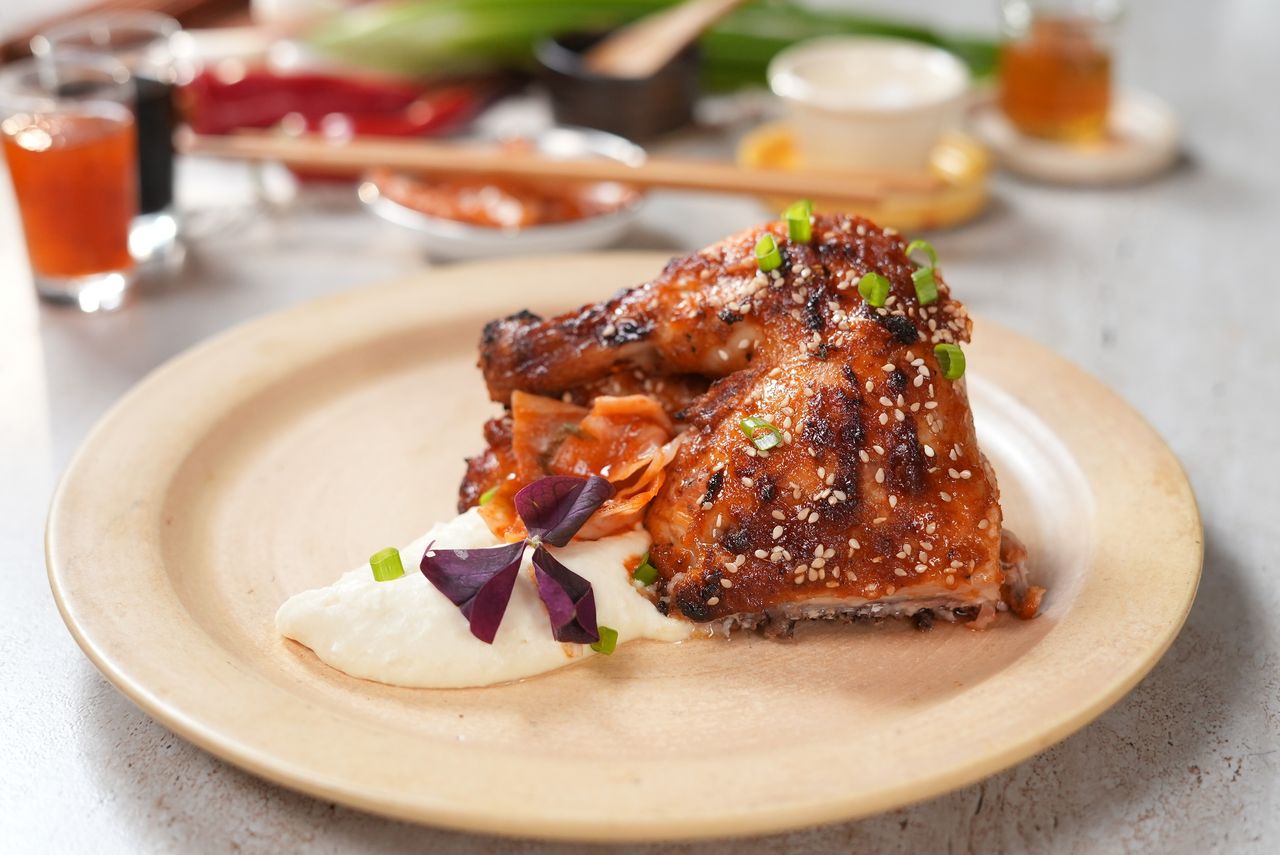 Kimchi Roast Chicken